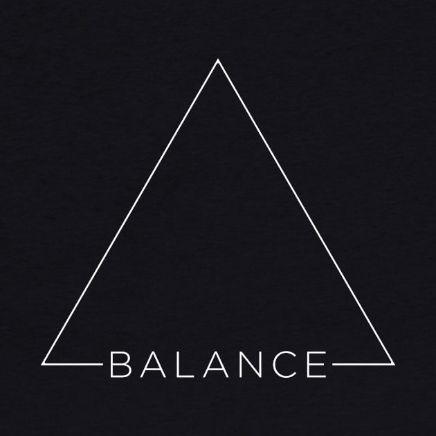 BALANCE Triangle Pyramid by ClothedCircuit